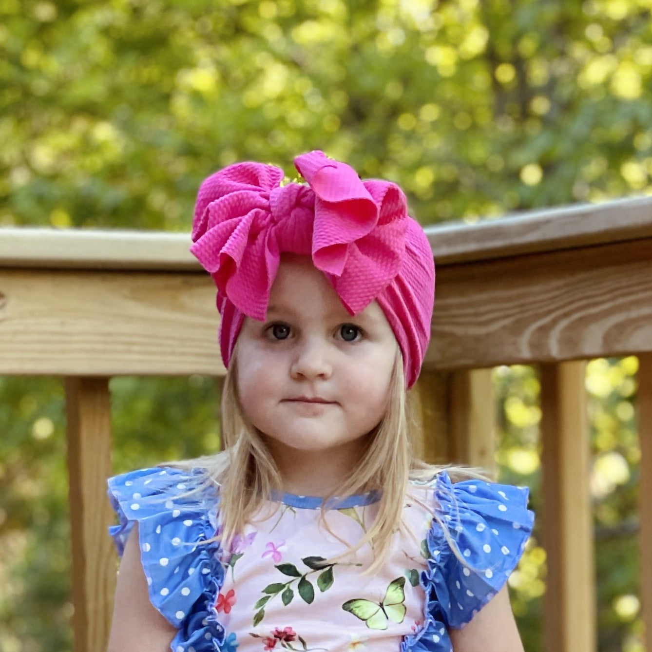 Large Fabric Messy Bow Headwrap