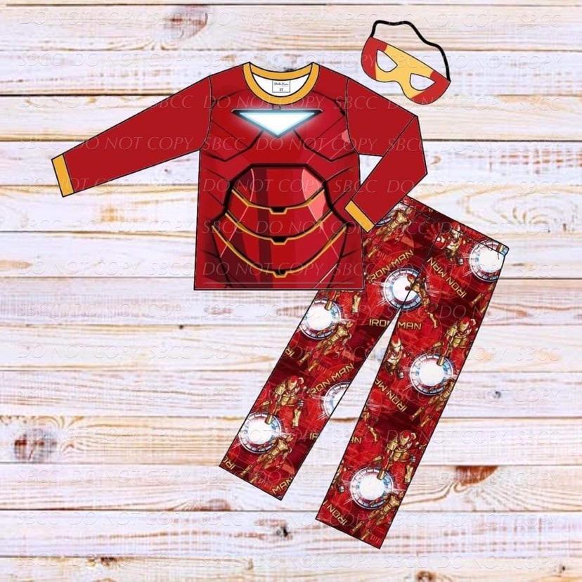 Superhero Loungewear Set - Red Suit